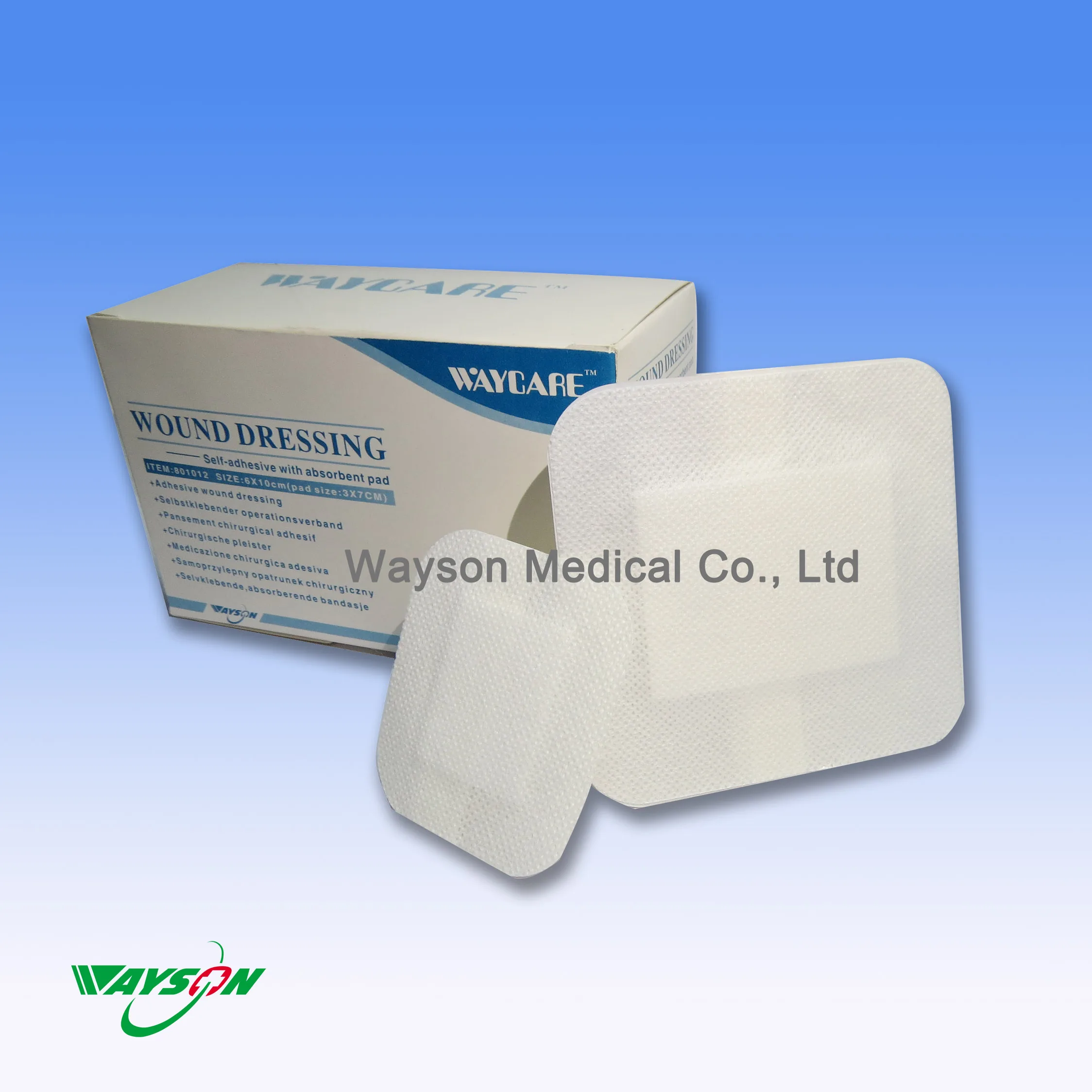 Non-woven dressing pad