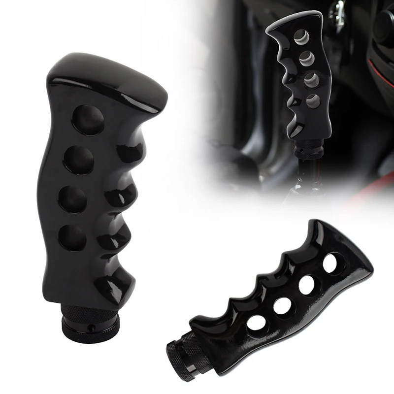 Aluminum Car Gear Shift Knob Pistol Knife Grip Handle Look High Quality Universal Manual Gear Stick Shifter Lever Change Knob