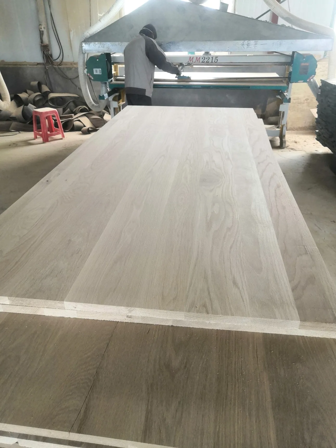 white oak solid board