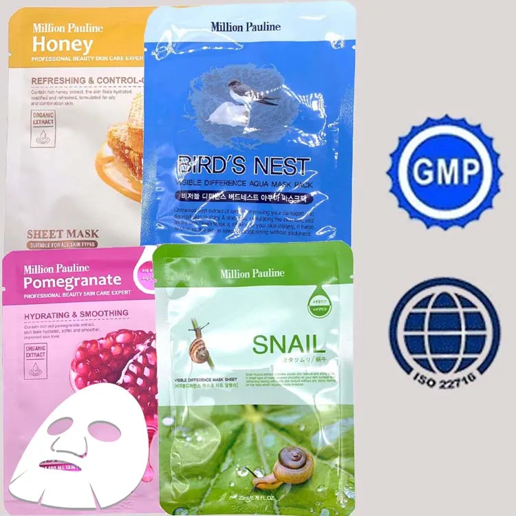 Wholesale Moisturizing Deep Cleansing Firming Plant Extract Korean Facial Sheet Mask