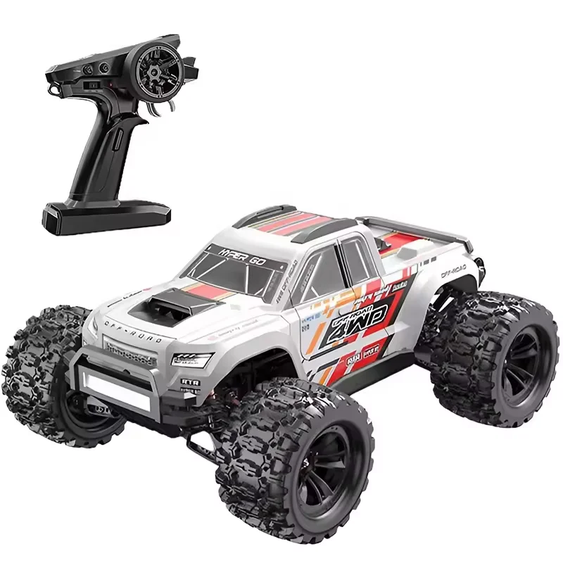 MJX New 10208 Hyper Go 1/10 Little 4WD Brushless RC Monster Truck Car High Speed Electric Model RC Racing Car Off-road For Adult