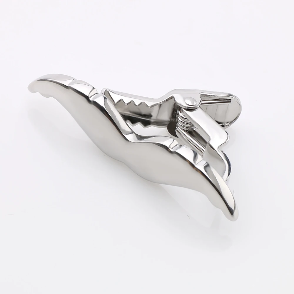 OB Jewelry Classic Make Your Own Mustache Tie Clip Normal Size Brass Metal Cool Clip On Tie Parts Gifts