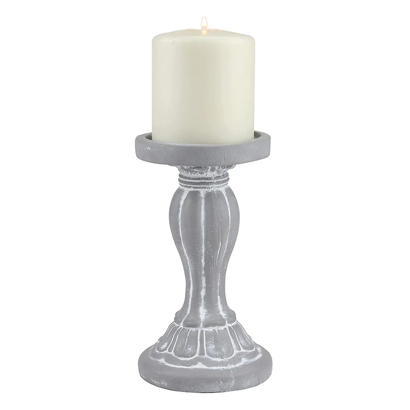 molded concrete candle holder metal candle holder wedding table decoration table lamps home decor