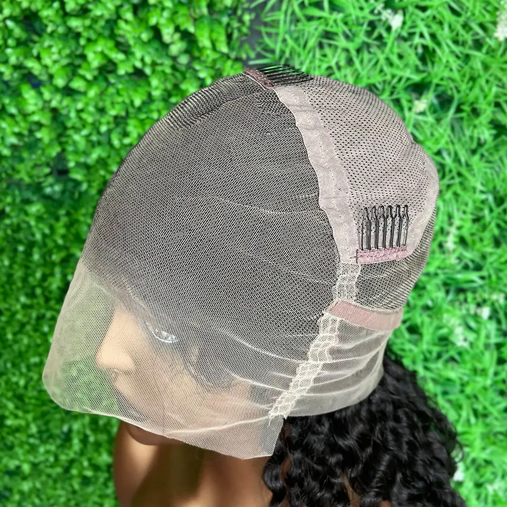 Hight Quality Brazilian Hair Swiss Lace wig,Virgin Human Hair Full Lace Wig for black Women,10-40 Inch Long wig vendor