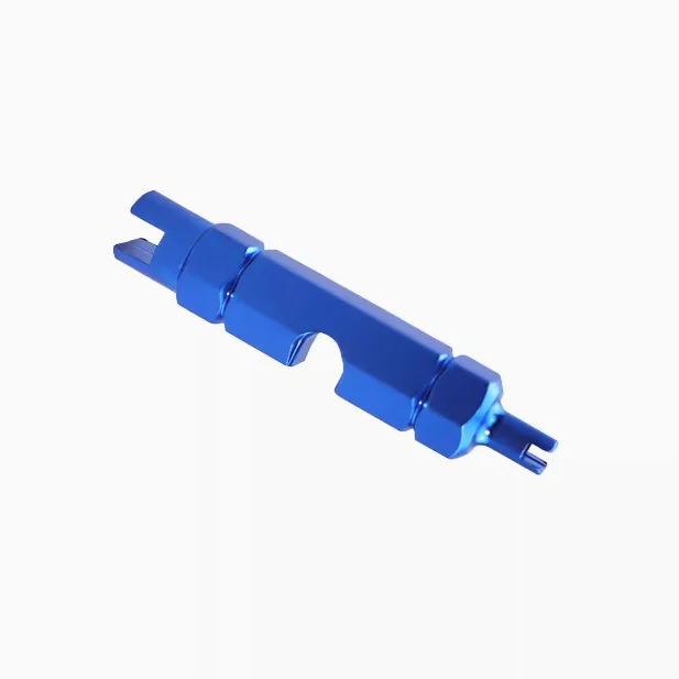 Bicycle French Valve Wrench Beautiful Nozzle Disassembly Tool Aluminum Alloy Valve Small Parts Disassembly and Assembly Valve
