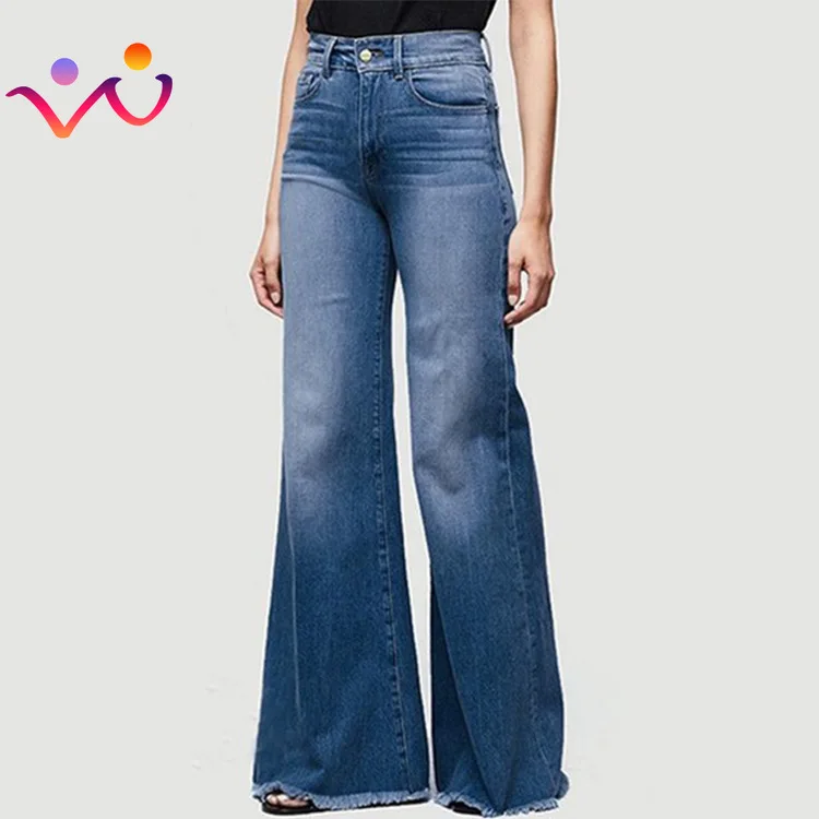Flare Jeans Pants Y2k Women Vintage Denim Ladies Jeans Women High Waist Fashion Stretch Pocket Trousers Wide Leg Jeans