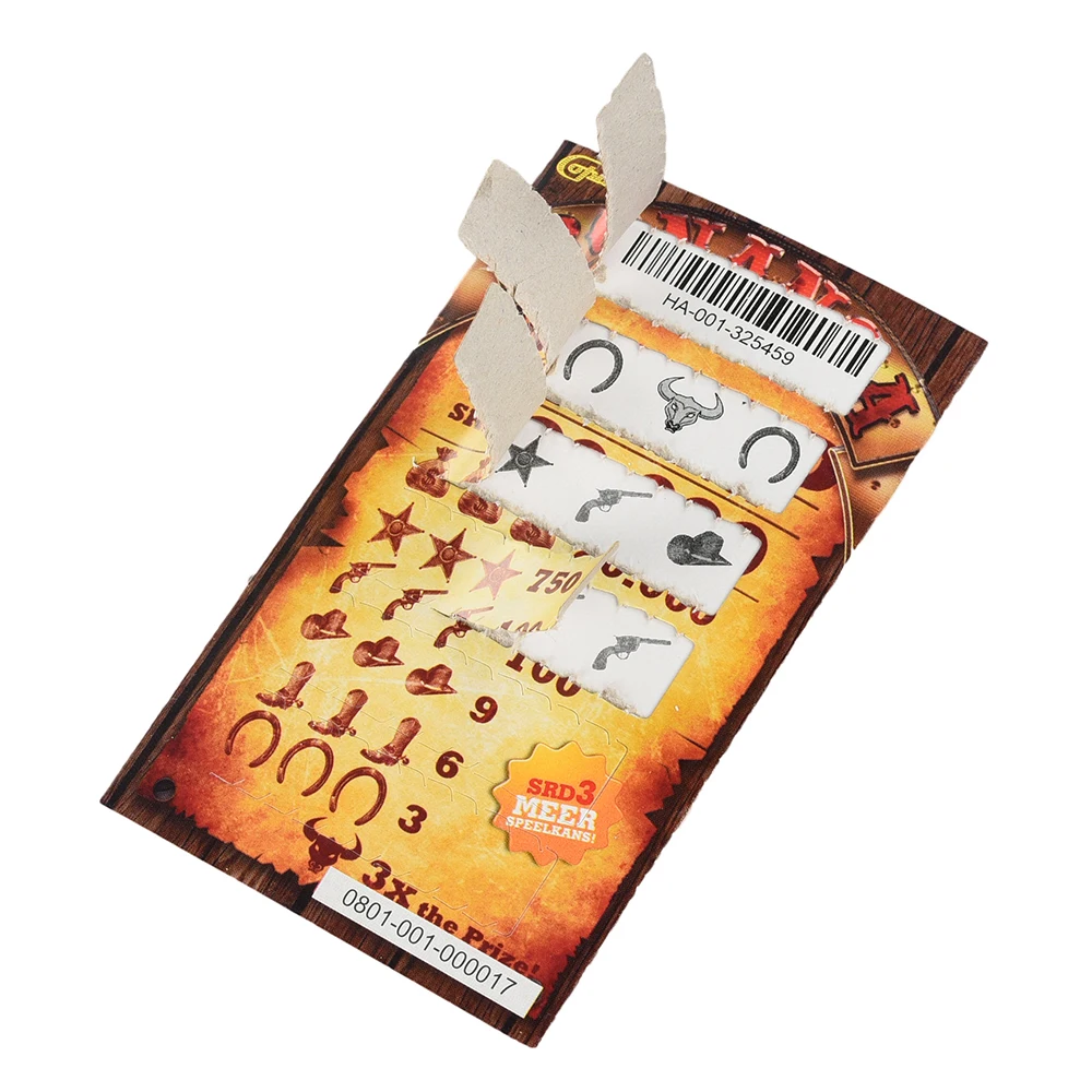 Good Reviews Pull Tab Card Printing High Quality Custom Art Paper With Windows Pull Tab Tickets