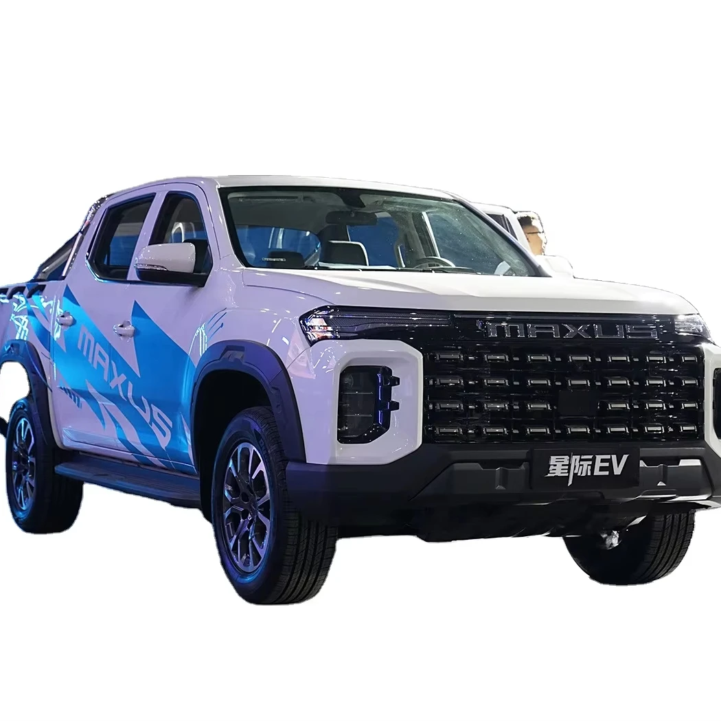 Saic Maxus Ev Pickup 500km Long-range Maxus eTerron 9 Van Electric Vehicle Pickup Truck for Sale