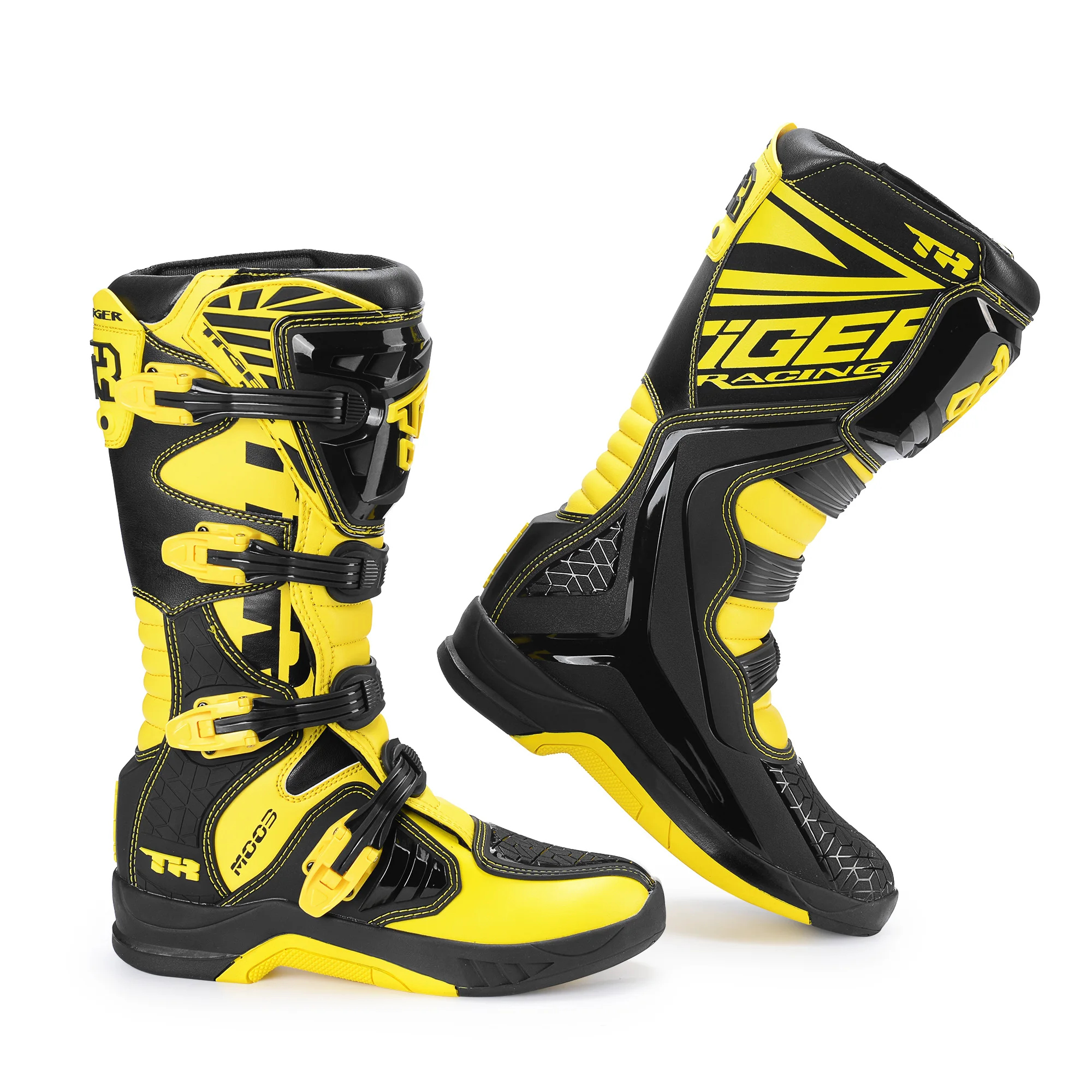 M002 New Arrival Top Quality Motocross Boots  Motorcycle adventure riding boots Motorcycle Protective shoe