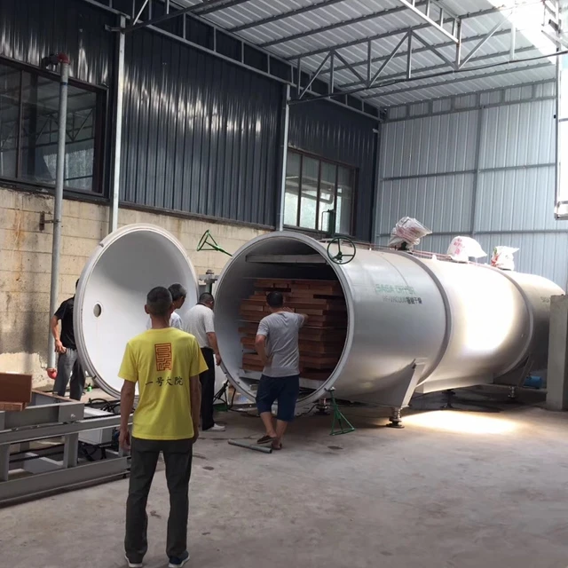 HFVD120-SA High Frequency HF Dry Wood Pine Sawn Timber Dryer 13CBM