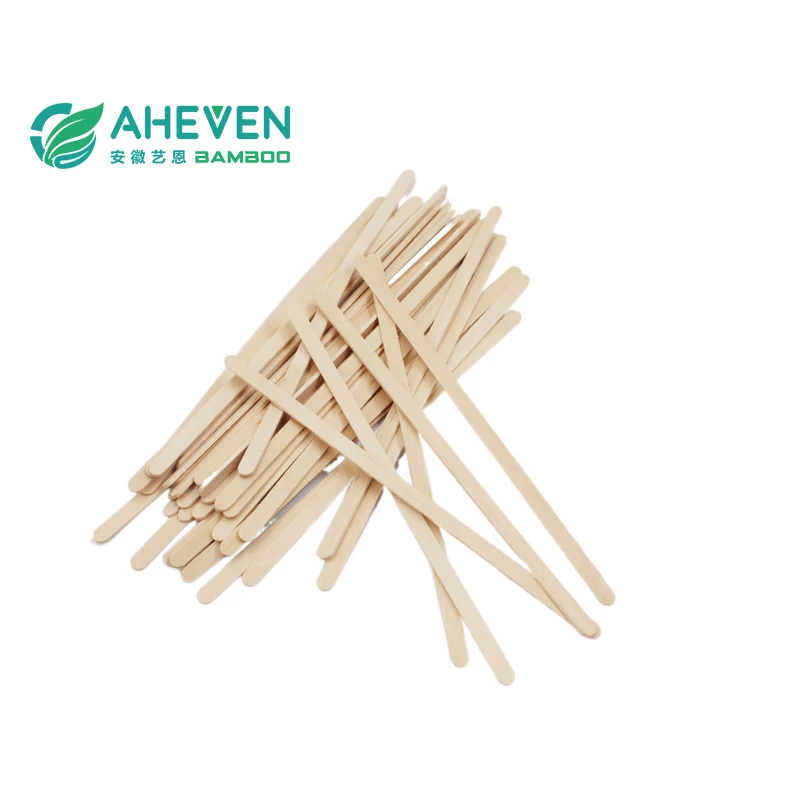 Big Supplier High Quality Round head wooden stirrers for Coffee Shop