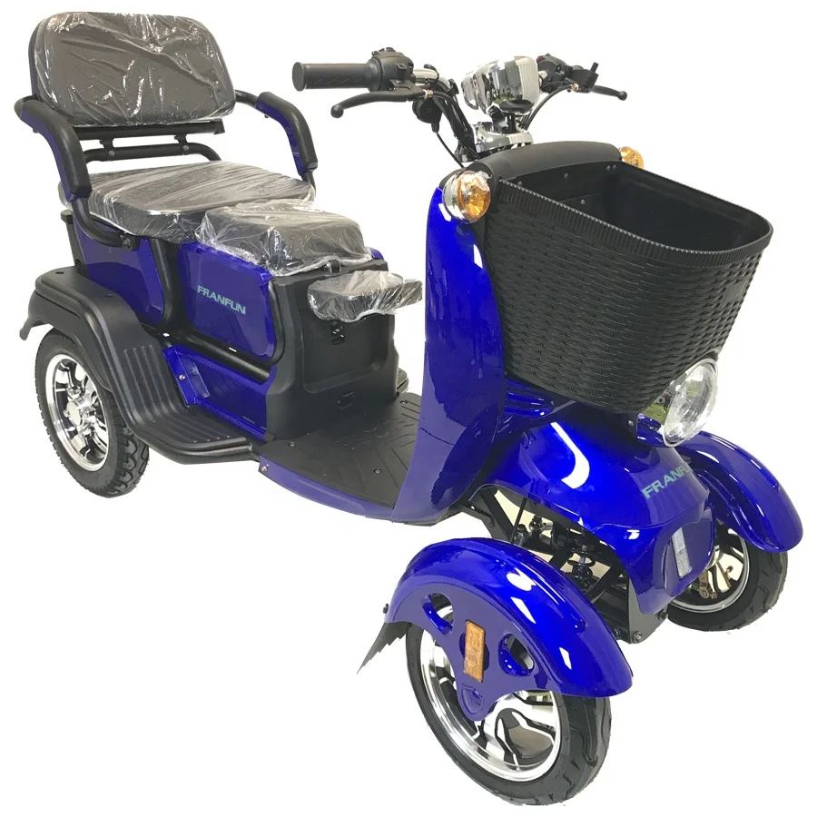 Good for rental Electric taxi scooter 60V Affordable Household Four wheels electric scooter 3 seats