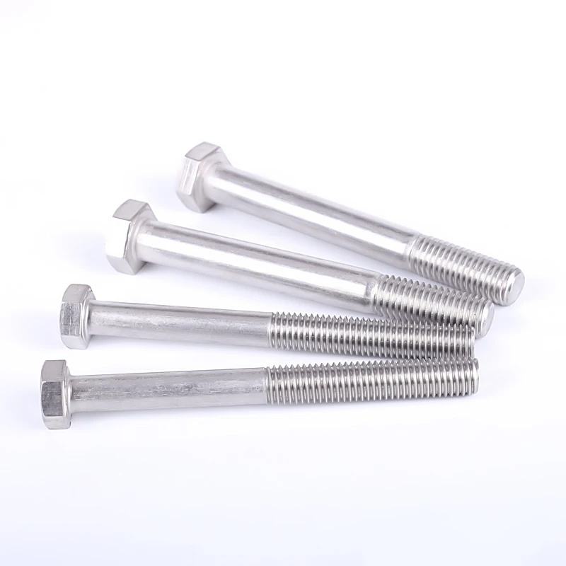 Custom Standard DIN 931 Half Threaded Hex Head Bolt A2-70 A2-80 Stainless Steel Bolts