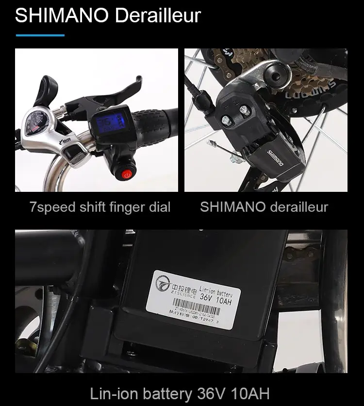 36V lithium Battery 350W E Bike 26 inch Hybrid Charging Cycles 10ah Ebike Adult Mountain City Bicycle Dirt Electric Bike