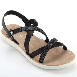 Summer Beach Slippers Pu Casual Women Sexy Flat Custom Womens Shoes Flats Sandals
