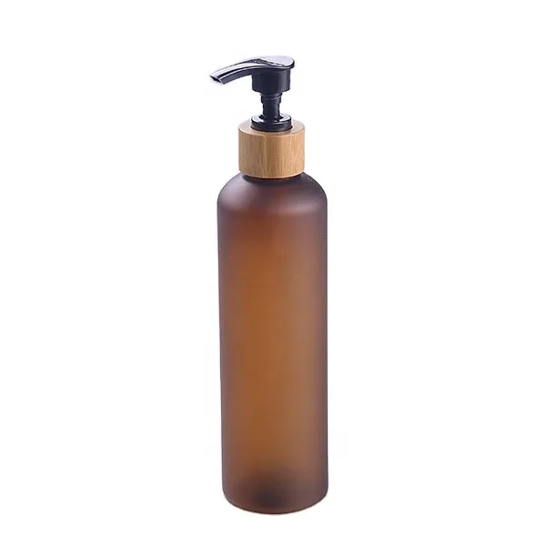 120ml in Stock supply Liquid Soap Round pet plastic amber dispenser pump bottle