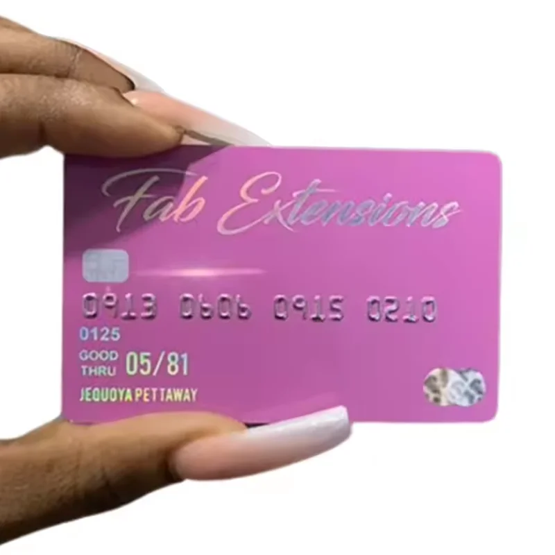 Latest Design High Quality Custom Plastic PVC Business Cards Embossed Number Credit Card Business Card Printing With Logo