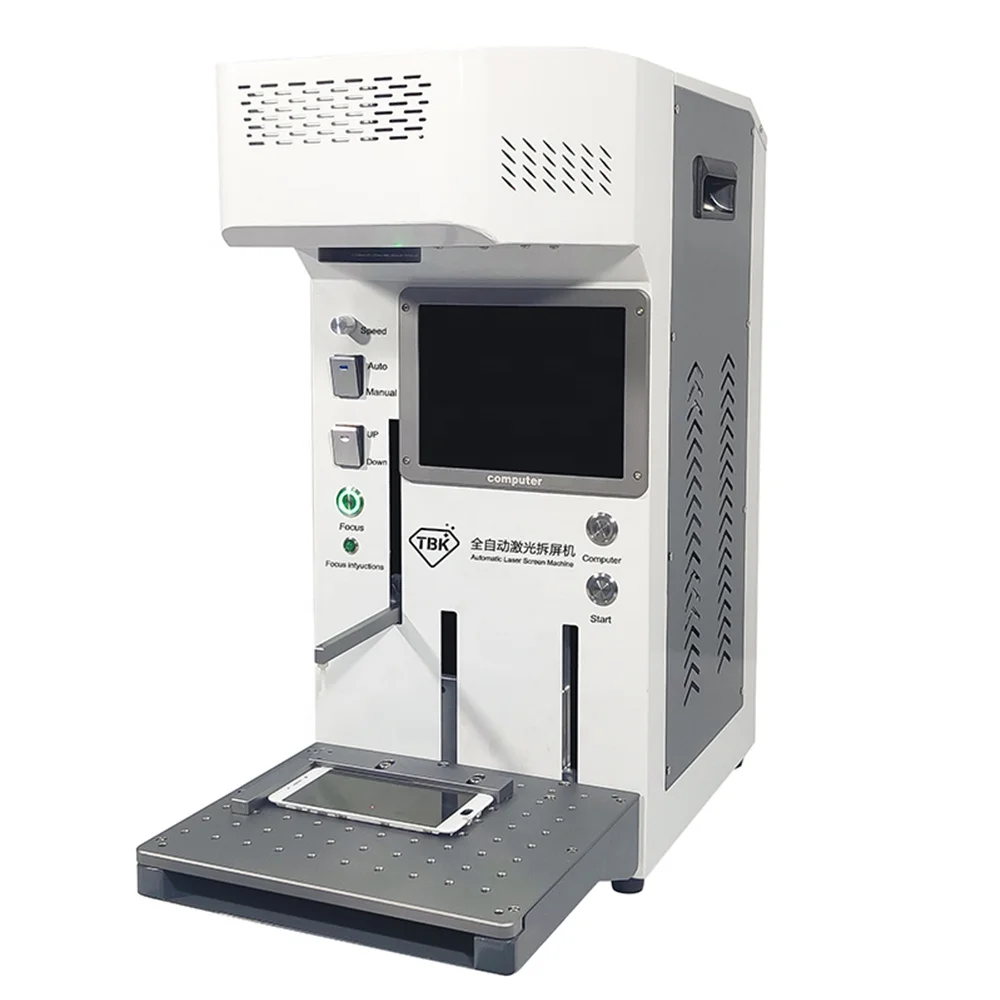 Лазерная маркировочная машина TBK 958A для гравировки металла телефона отдельных задних крышек стекла ЖК-экрана ремонта рамы