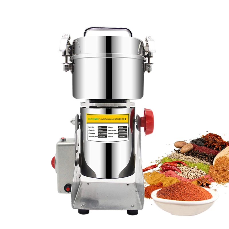 High Quality Household Kitchen Vegetable Chopper Food Grade Meat Coffee Flour Mixer Grinder Machine Grain Processing Machinery