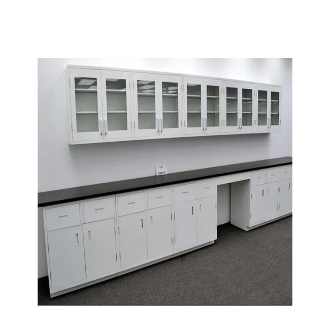 High quality school professional chemistry laboratory bench with cabinet