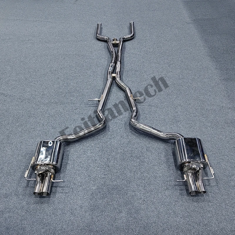 Тюнинг отработанной системы Catback для Mercedes-Benz E63 GT63 4 0 T 2014-2024 клапан из нержавеющей стали глушитель с дистанционным управлением выхлопа