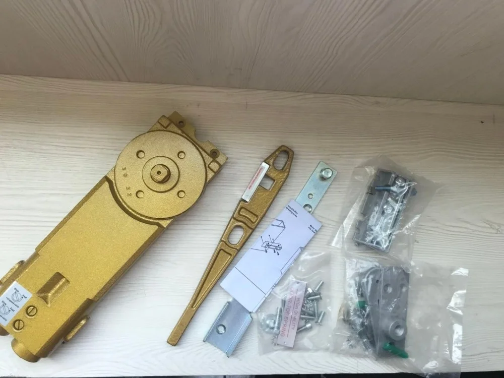 Overhead install floor spring frame door floor hinge wooden door double cylinder heavy duty 130kg