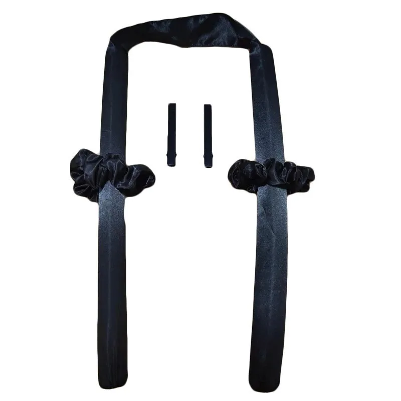 MIO OEM Custom Heatless Hair Curler Rollers Sets No Heat Rubber Sponge Curling Rod Headband For Long Hair Curling Ribbon