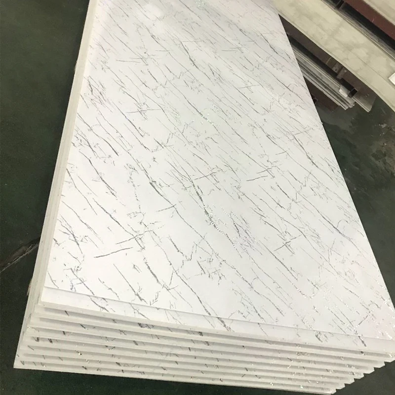Goldensign top manufacturer high quality 1.5mm pvc marble sheet UV pvc glossy marble panel