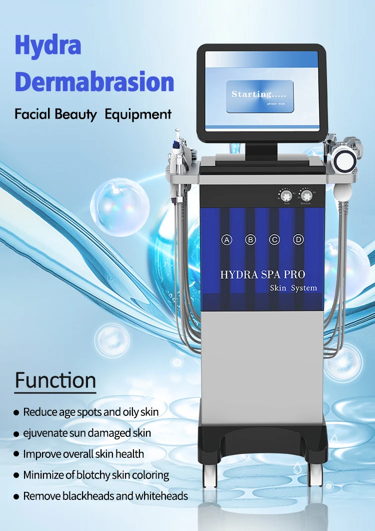 14 In 1 Hydra Water Dermabrasion Rf Bio Lifting Spa Facial Machine/hydro Aqua Beauty Salon Equipment / High Quality Hydra Water Dermabrasion / Hydro Aqua Beauty / Water Dermabrasion