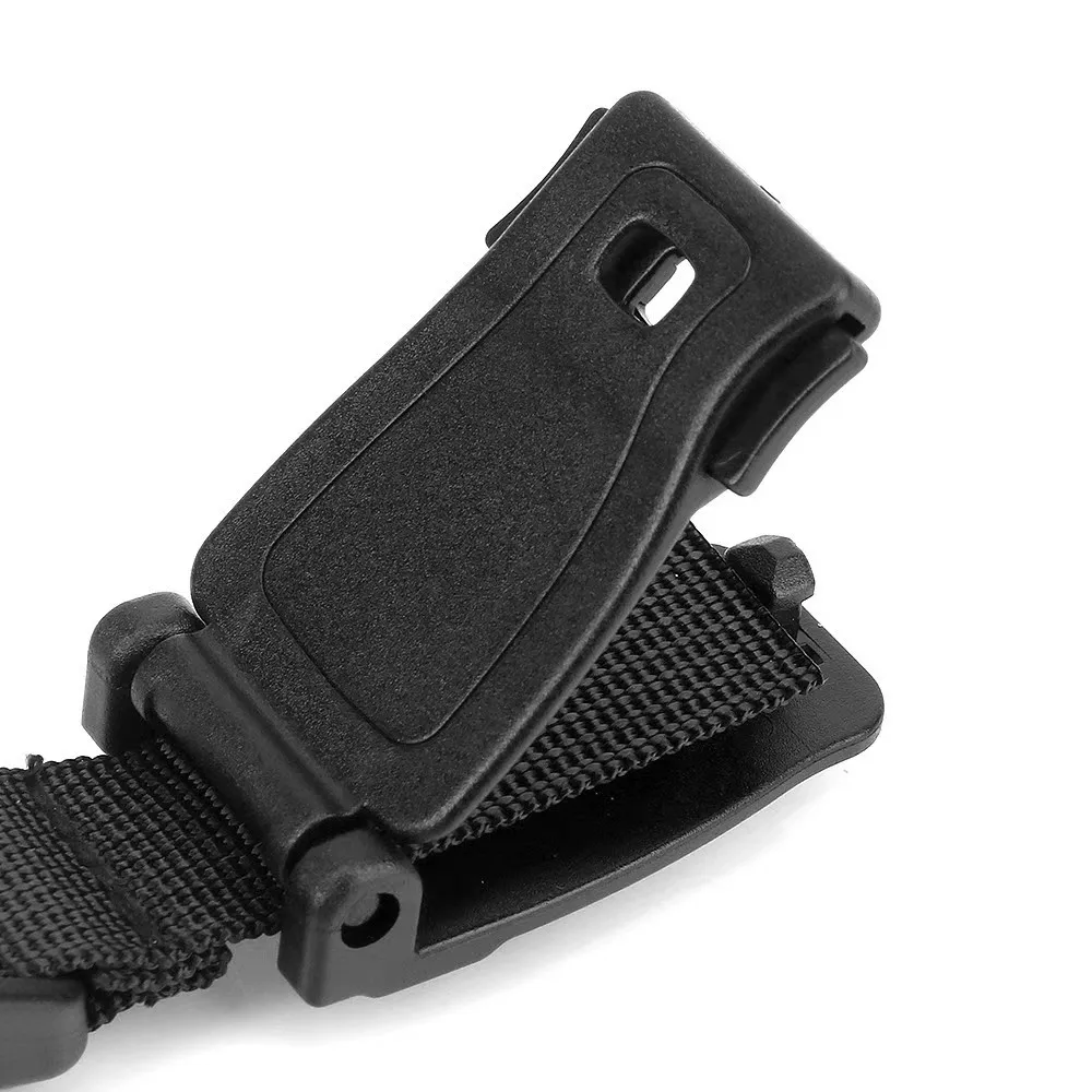 Outdoor EDC equipment Tactical backpack webbing connection fixed climbing rope plastic Quick remove padlock molle buckle clip