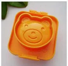 Lovely Cat Shaped Egg Mold Plastic Rabbit Bear Fish Car Star Heart Mold Cartoon Rice Wrapped Set Of 6 Mix