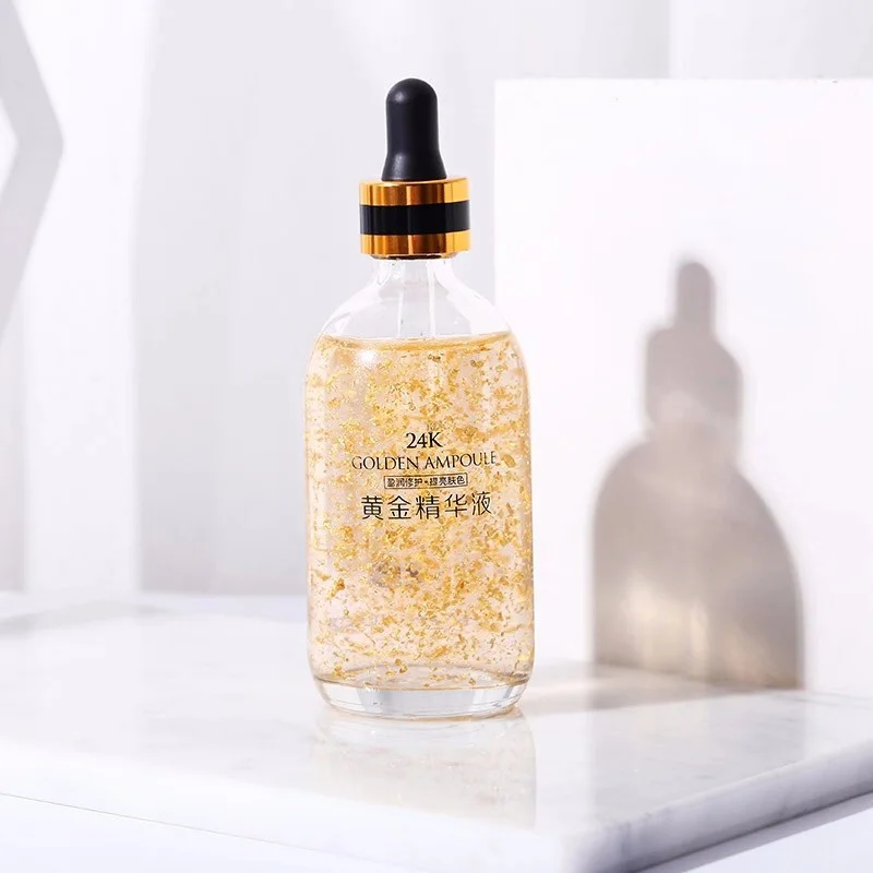 Wholesale Private Label Hyaluronic Acid Nicotinamide  Moisturizing Repairing 24k Gold Face Serum