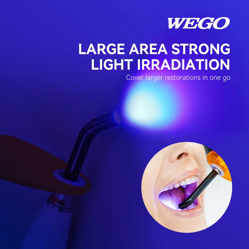 Wireless LED Light Cure Unit Dental Led Curing Light Lamp for Dentistry