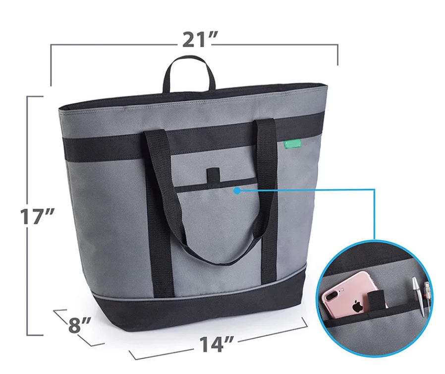 Soft Cooler Bag, Beach Cooler Bags Insulated Food Delivery Bag Collapsible Cooler Camping Cooler, Beer Cooler