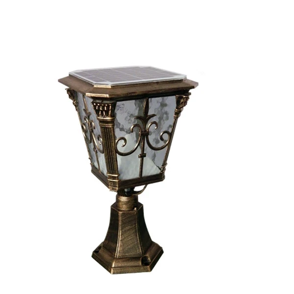 CE Декоративный Солнечный колпачок для наружного освещения столбов