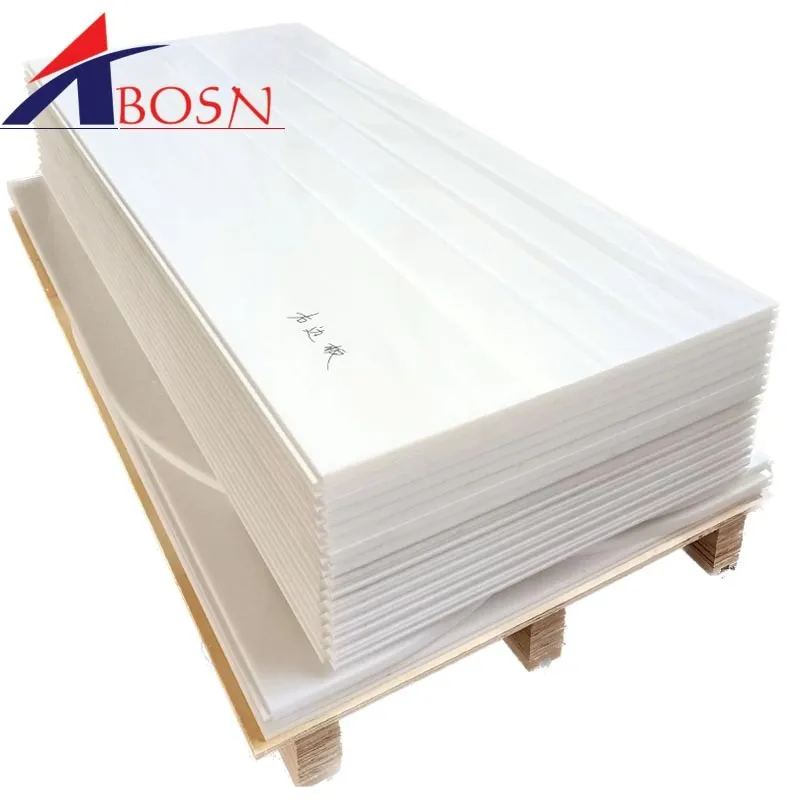 Anti UV PE500 Plastic Moulded Boards UHMWPE Sheet CNC Machined PE Plates For Industrial Heavy Duty Equipment