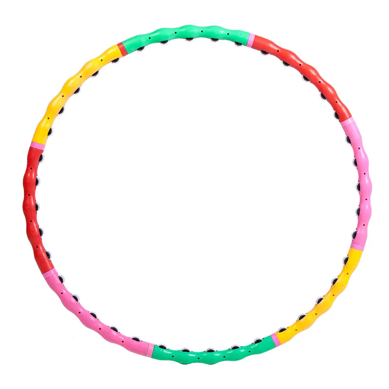 Складной тренажерный зал фитнес хулахопс упражнения пластиковое кольцо плоские хуласы хопы для взрослых и детей игра