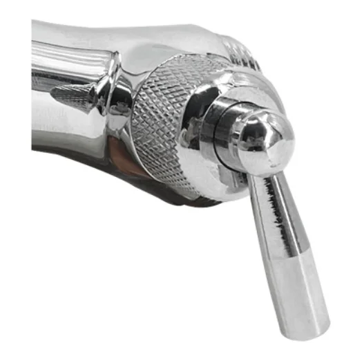 GSTA brass electroplating polishing beer faucet for beer column /beer keg