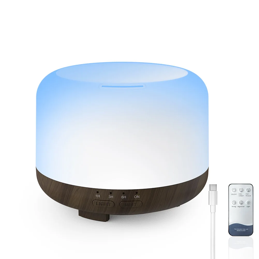 Low MOQ Custom humidificador mist oil diffuser machine 300ml cool mist ultrasonic humidifier aroma diffuser