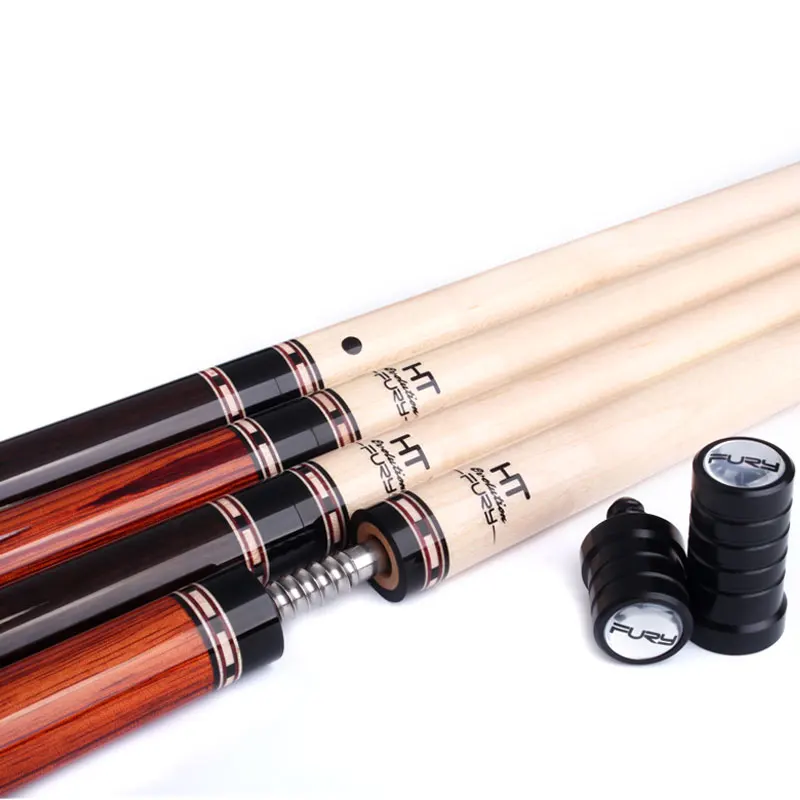 Fury pool cue  tecnologia north American maple shaft ebony inlay butt 8 ball handmade billar kit billiard stick 2019 new arrival