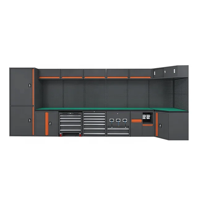 Garage cabinets storage metal heavy duty steel garage tool cabinet