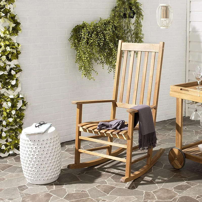  weatherproof outdoor furniture ergonomic corridor patio lounge rocking chair
