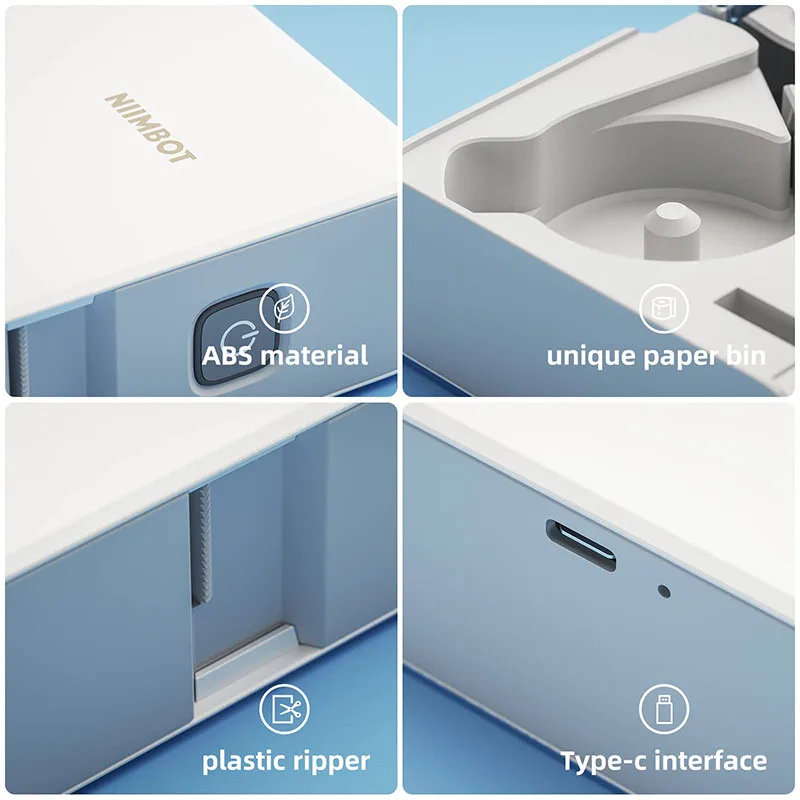 NiiMbot B18 Портативный беспроводной мини-принтер для печати этикеток