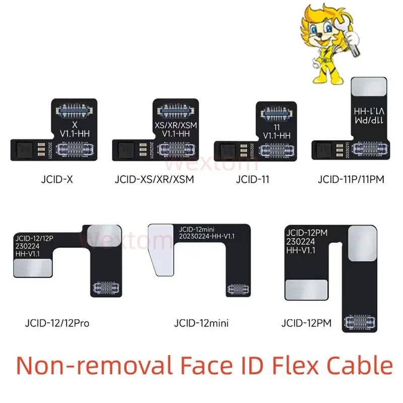 JCID JC Face ID Repair FPC Flex Cable for iPhone X/11/12/13/14 No Soldering Tools