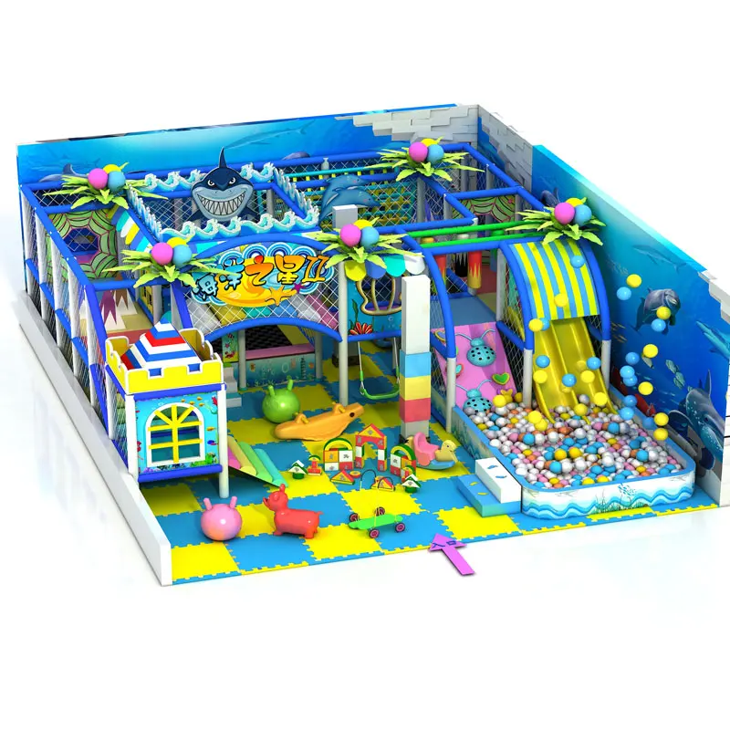 Commercial indoor  Amusement park Equipment Kids indoor Playground equipment  Indoor Soft play Naughty Castle