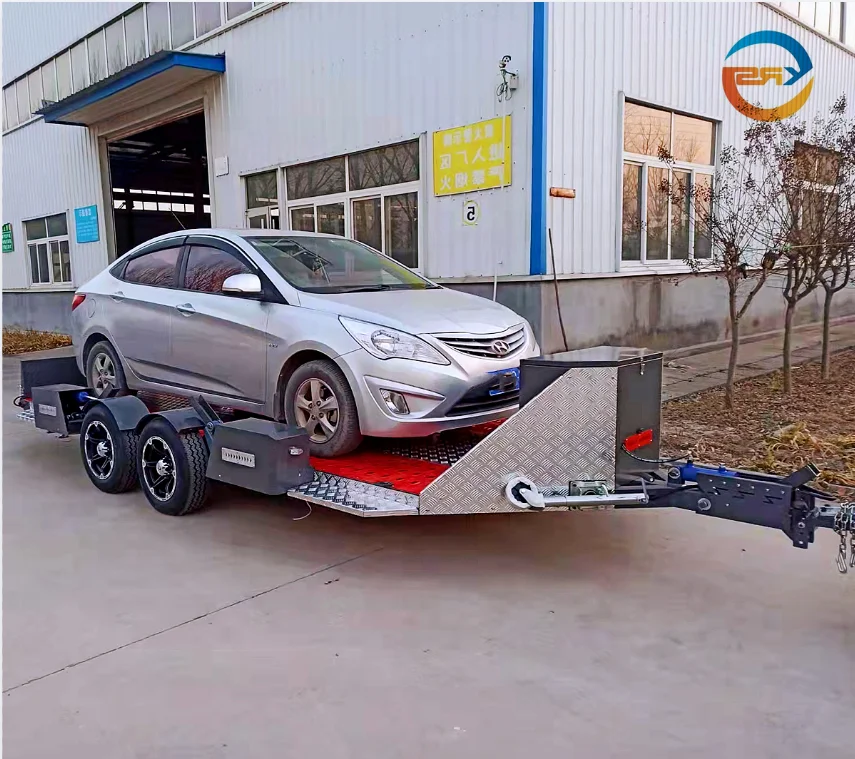Высококачественный прицеп для гоночных машин на стальном заводе