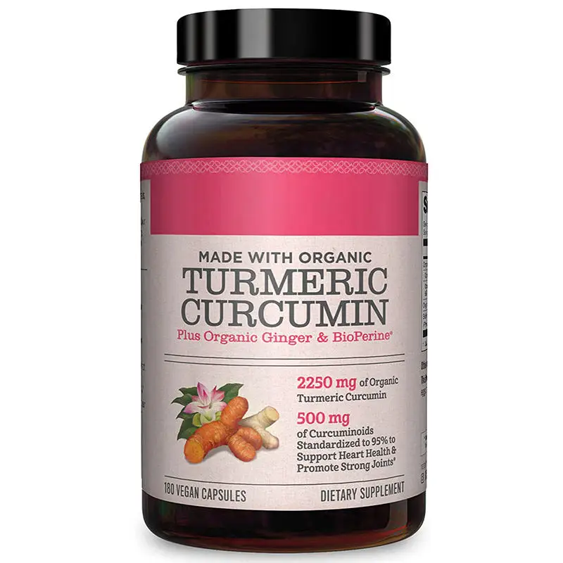 Wholesale Bulk Price Black Pineapple Capsules Turmeric and Curcumin C3 Complex Pills with Beauty Benefits