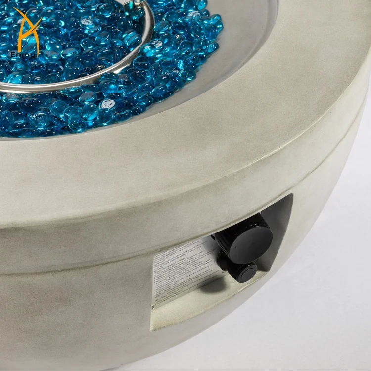 
Outdoor Fire Pit Bowl Gas Fire Bowl Decorative Concrete Propane Fire Bowl 