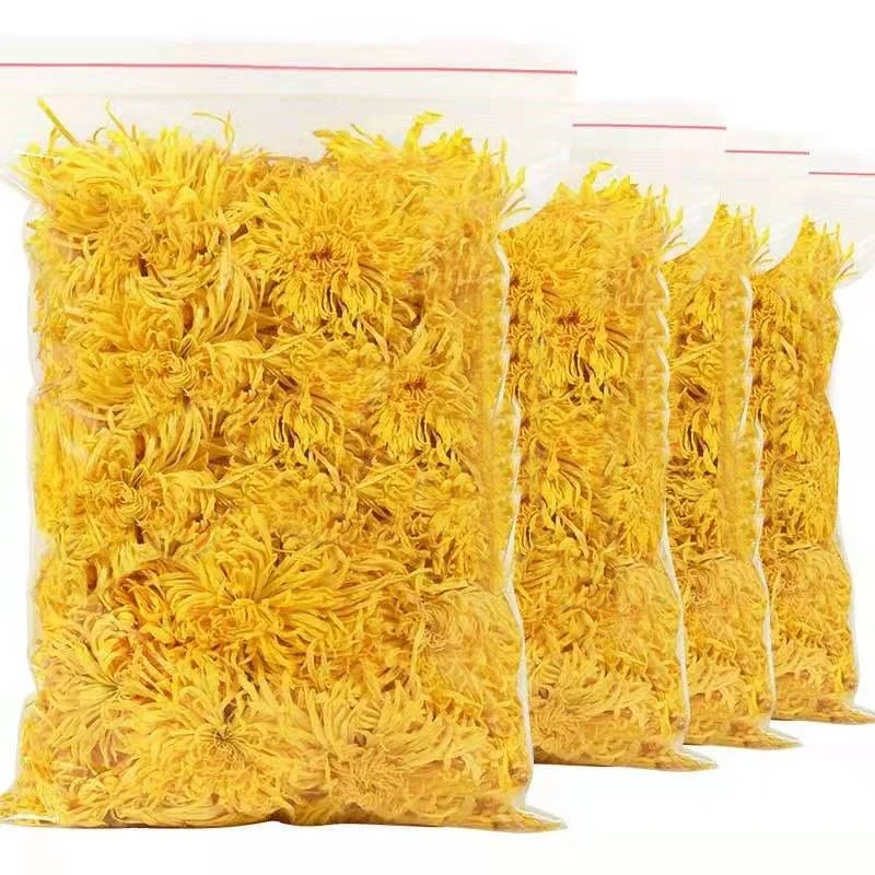 Natural High Quality Dried Flower Golden Chrysanthemum Bulk Beauty Care Making Cocktail Chrysanthemum Tea Wedding Supplies