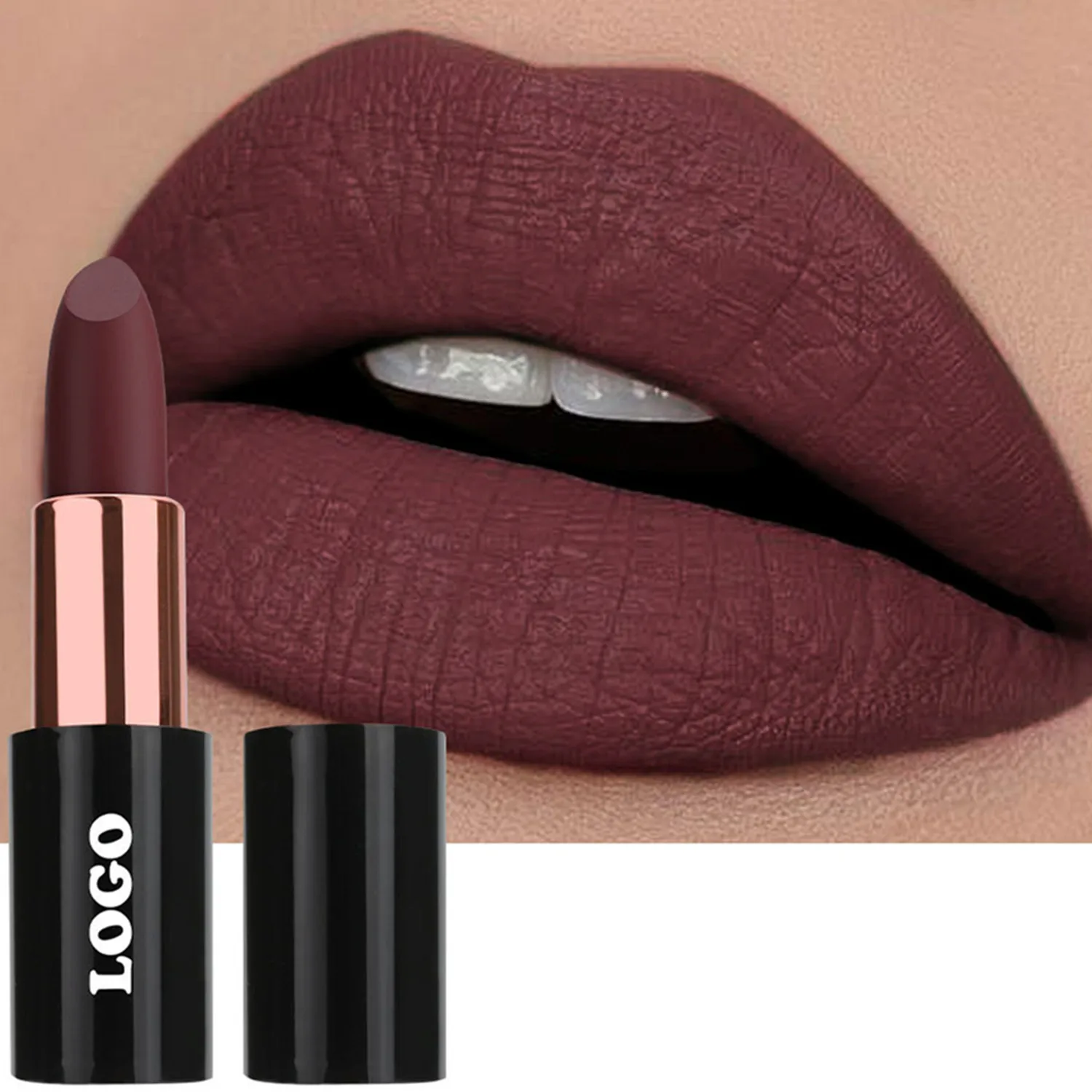 Customize Lip Makeup Private Label Organic Lipstick Waterproof Velvet Nude Matte Cream Lipstick Long-wearing